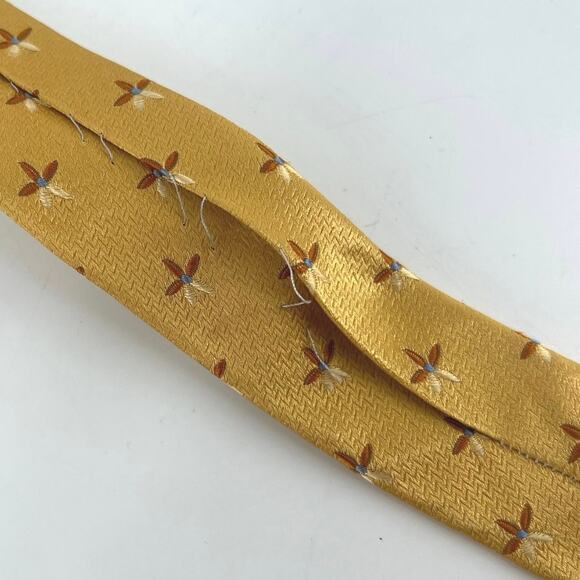 90s Villa Bugatti silk neck tie 1990s vintage - Picture 6 of 6